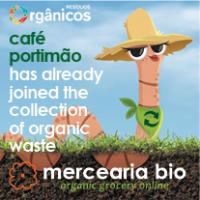 organic waste collection at mercearia bio café Portimão