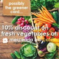 green card - fresh vegetables