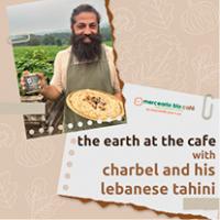 the earth at the cafe_tahini