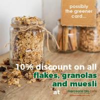 green card - flakes, granolas and muesli