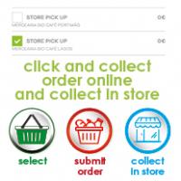 click and collect, order online and collect in store