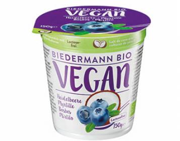 vegan cocogurte with blueberries biedermann 150gr