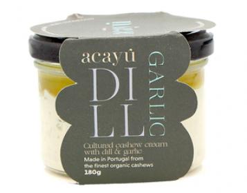 cultured cashew cream with dill & garlic acayú