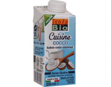 coconut cream to cook isola bio 200ml
