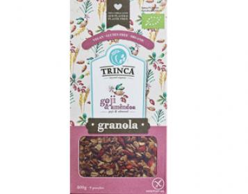 granola goji berrys and almonds gluten free trinca 400gr