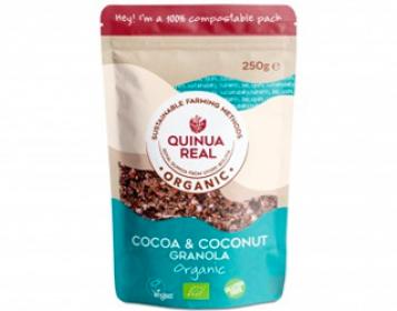granola quinoa, cacau and coconut quinoa real 250gr
