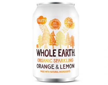 soft drink orange & lemon whole earth 33cl