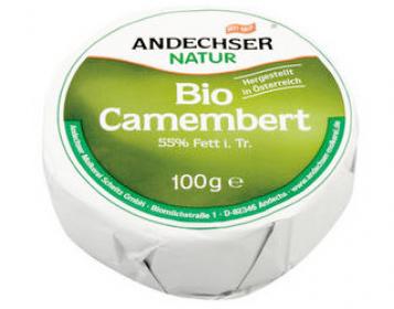 camembert cheese 60% andechser 100gr
