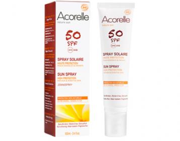 sun spray face/body F50 acorelle 100ml