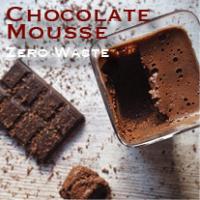 chocolate mousse zero waste