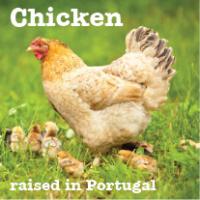 Chicken raised in Portugal