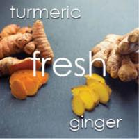 fresh turmeric and ginger