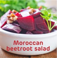 Moroccan beetroot salad
