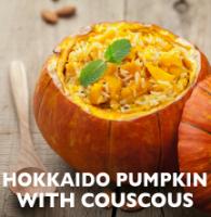 Hokkaido pumpkin with couscous