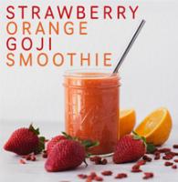 strawberry, orange and goji smoothie