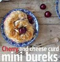 Cherry and cheese curd mini bureks