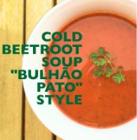 Cold beetroot soup 