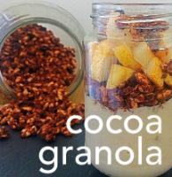 Cocoa Granola (vegan/without refined sugar/gluten-free/without nuts)