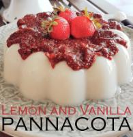 Lemon and Vanilla Pannacota
