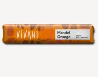 orange & almonds chocolate bar vivani 35g