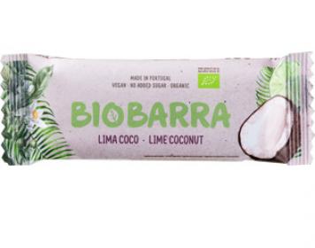 dried fruits bar with lime coconut gluten free bio barra 30g