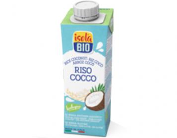 rice beverage with coconut isola bio 250ml