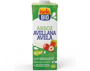 bebida biológica de arroz com avela s/gluten isola bio 1L