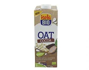 oat & cocoa beverage isola bio 1L