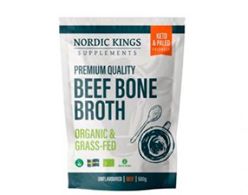 beef bone broth powder premium quality nordic kings 500gr