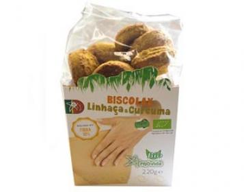 biscoitos de linhaça e curcuma próvida 250gr