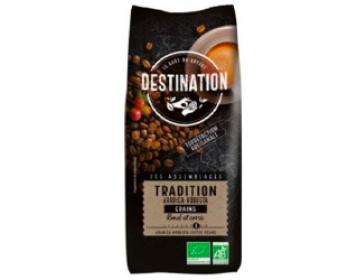 organic grain coffee arabica robusta destination 1kg