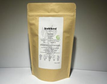 organic grounded coffee loreto 100% arabica kukken 250gr