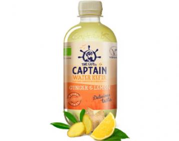 captain kombucha kefir água gengibre limão 400ml