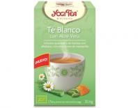 chá branco aloe vera yogi tea 17 saquetas 30,6 gr