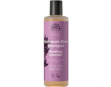 maximum shine shampoo soothing lavander urtekram 250ml