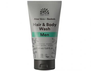 hair and body wash men urtekram 150ml
