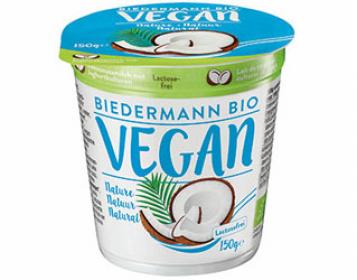 cocogurte vegan natural biedermann 150g