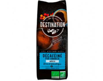 organic filter decaffeinated 100% arabica destination 250gr