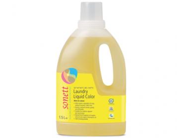 detergente líquido para roupa de cor sonett 1,5lt