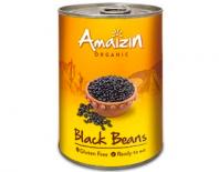 cooked black beans amaizin 400gr