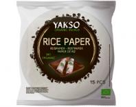 folhas de papel de arroz s/glúten yakso 150gr