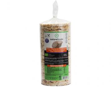 galetes arroz integral sem glúten naturefoods 120g