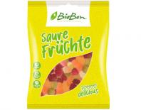 gomas ácidas sabor exótico de frutas biobon 100gr