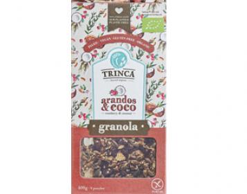 granola cranberrys and coconut gluten free trinca 400gr
