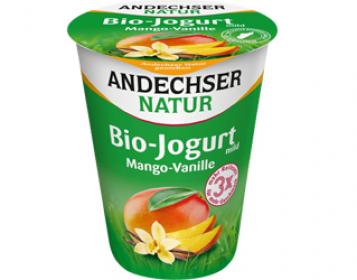 mango vanilla yoghurt 3,7% andechser 400gr