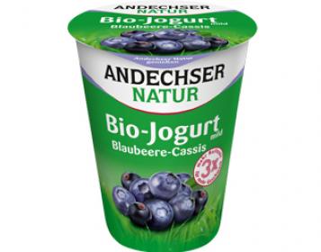 iogurte mirtilo cassis 3,7% andechser 400gr