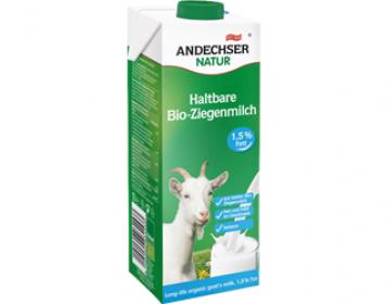 goats milk semi skimmed 1,5% andechser 1L