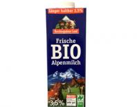 fresh whole skimmed milk 3,5% berchtesgadener land 1lt
