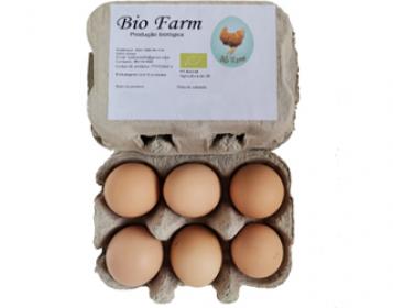 ovos galinha m biofarm algarve cx 6 unid