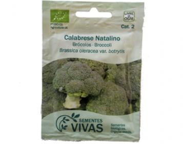 sementes de brócolos calabrese natalino sementes vivas 1,5g